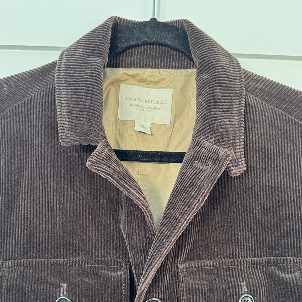 Banana Republic Men's Dark Brown Corduroy Jacket - Picture 4 of 9